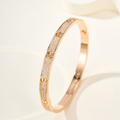 [Marins]LOVE BRACELET 4.8MM DIAMOND-PAVED