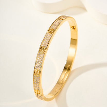 [Marins]LOVE BRACELET 4.8MM DIAMOND-PAVED