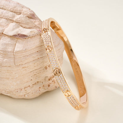 [Marins]LOVE BRACELET 4.8MM DIAMOND-PAVED