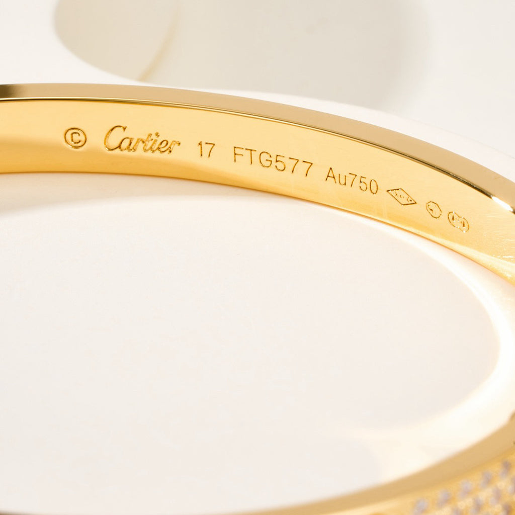 [Marins]LOVE BRACELET 4.8MM DIAMOND-PAVED