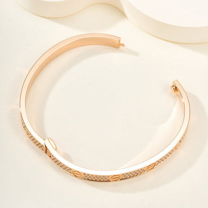 [Marins]LOVE BRACELET 4.8MM DIAMOND-PAVED