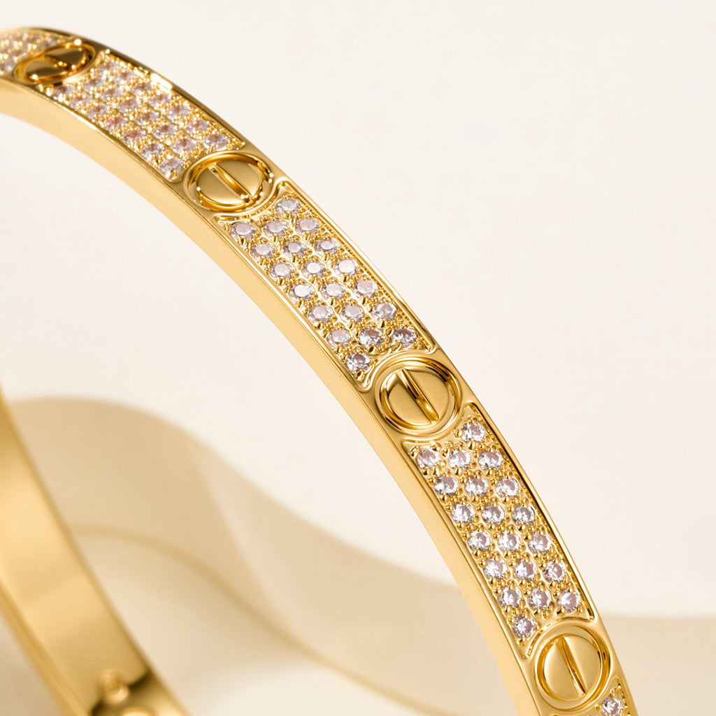 [Marins]LOVE BRACELET 4.8MM DIAMOND-PAVED