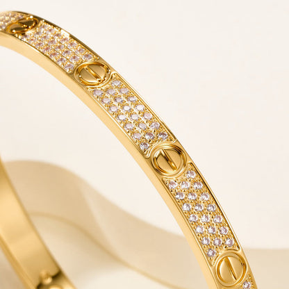 [Marins]LOVE BRACELET 4.8MM DIAMOND-PAVED