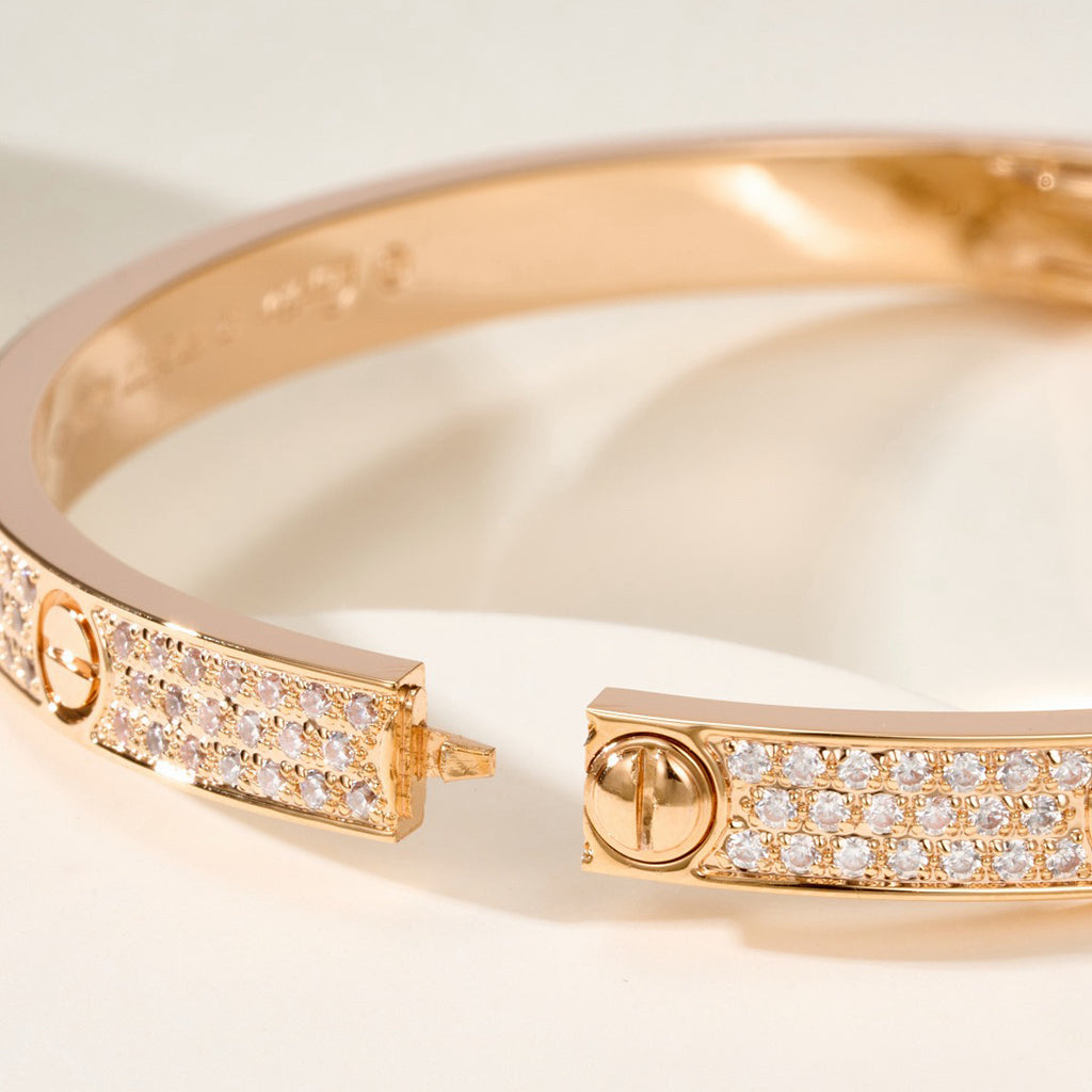[Marins]LOVE BRACELET 4.8MM DIAMOND-PAVED