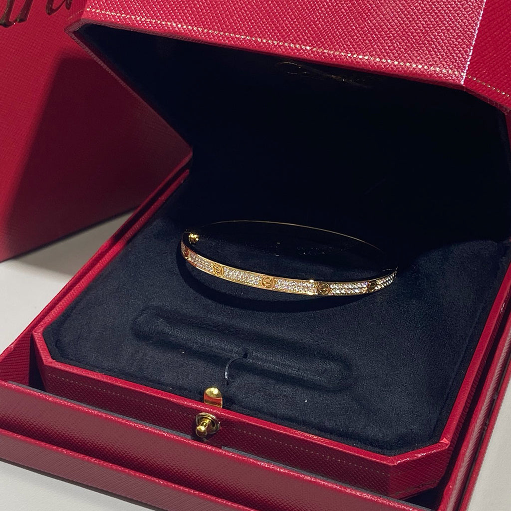 [Marins]LOVE BRACELET 3.65MM DIAMOND-PAVED