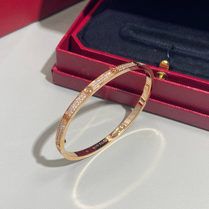 [Marins]LOVE BRACELET 3.65MM DIAMOND-PAVED