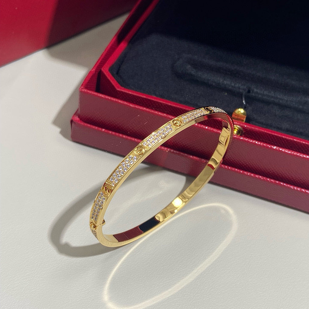 [Marins]LOVE BRACELET 3.65MM DIAMOND-PAVED