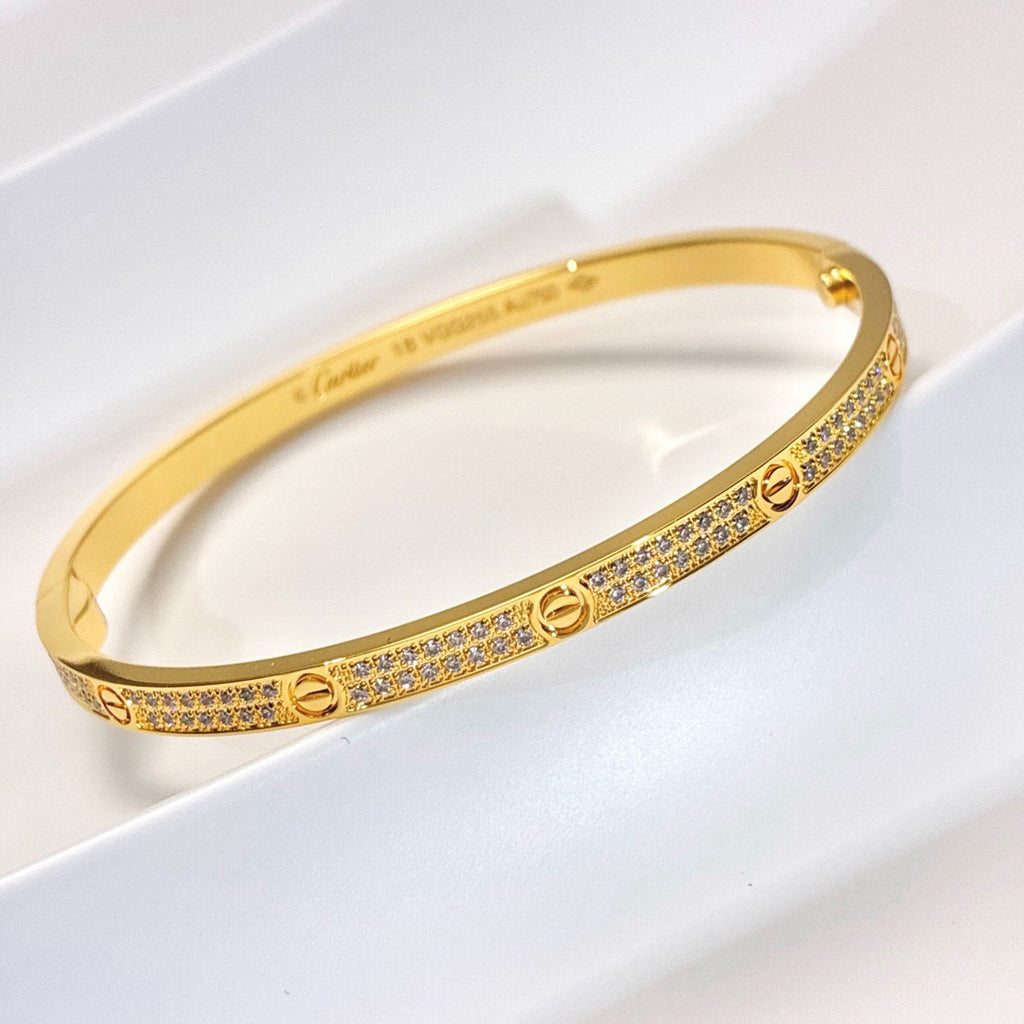 [Marins]LOVE BRACELET 3.65MM DIAMOND-PAVED