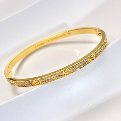 [Marins]LOVE BRACELET 3.65MM DIAMOND-PAVED