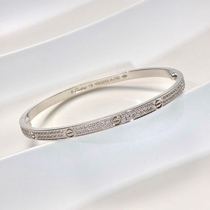 [Marins]LOVE BRACELET 3.65MM DIAMOND-PAVED