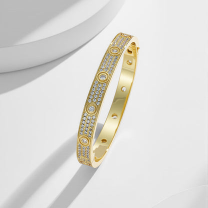 [Marins]LOVE BRACELET 6.1MM DIAMOND-PAVED 10 BIG DIAMONDS