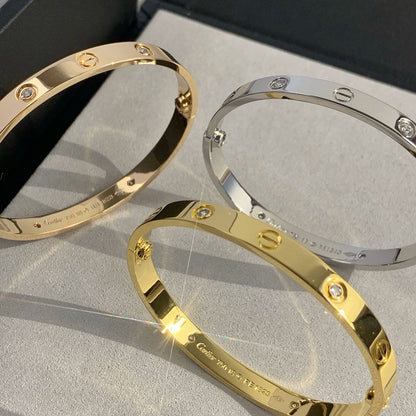 [Marins]LOVE BRACELET 6.1MM 4 DIAMONDS