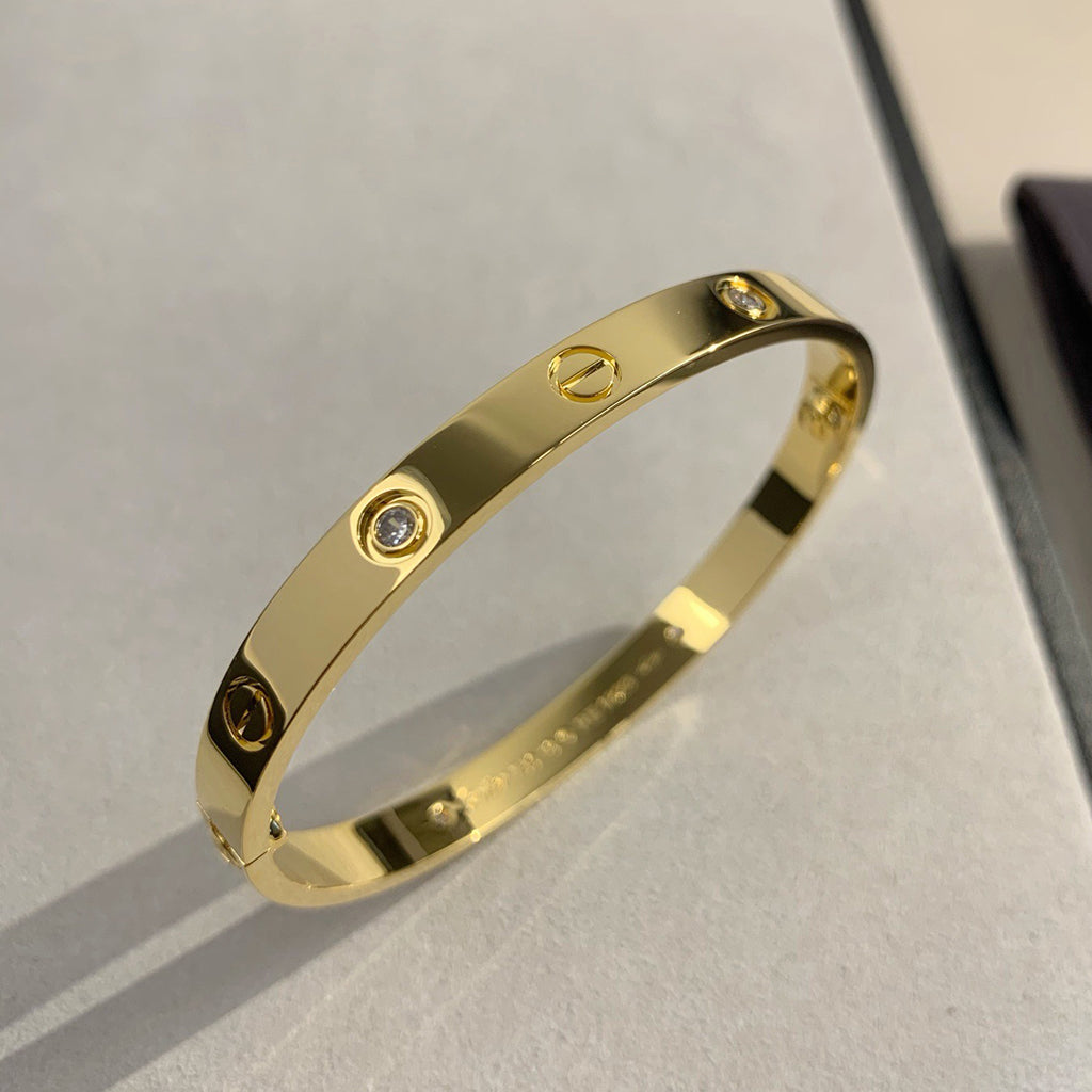 [Marins]LOVE BRACELET 6.1MM 4 DIAMONDS