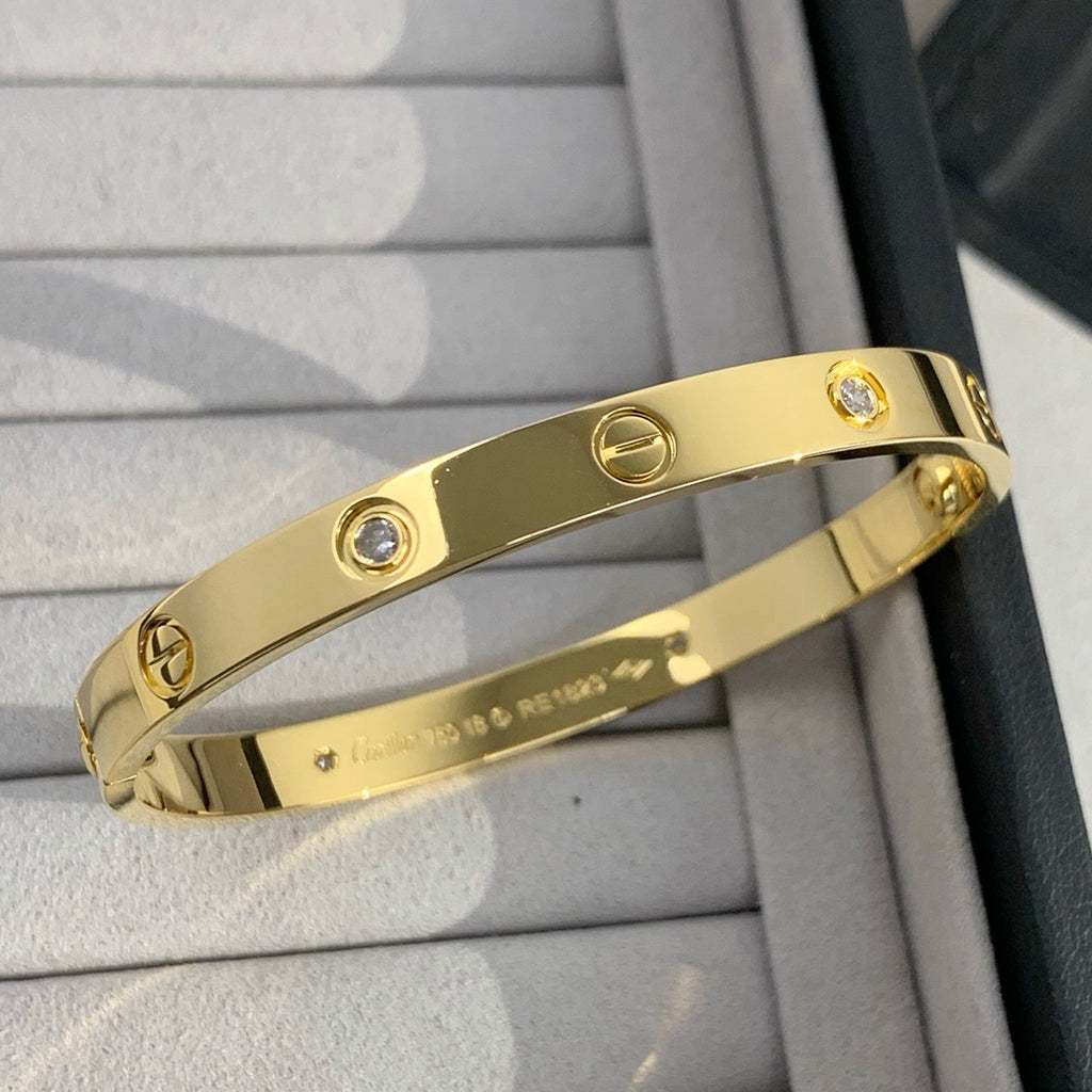 [Marins]LOVE BRACELET 6.1MM 4 DIAMONDS