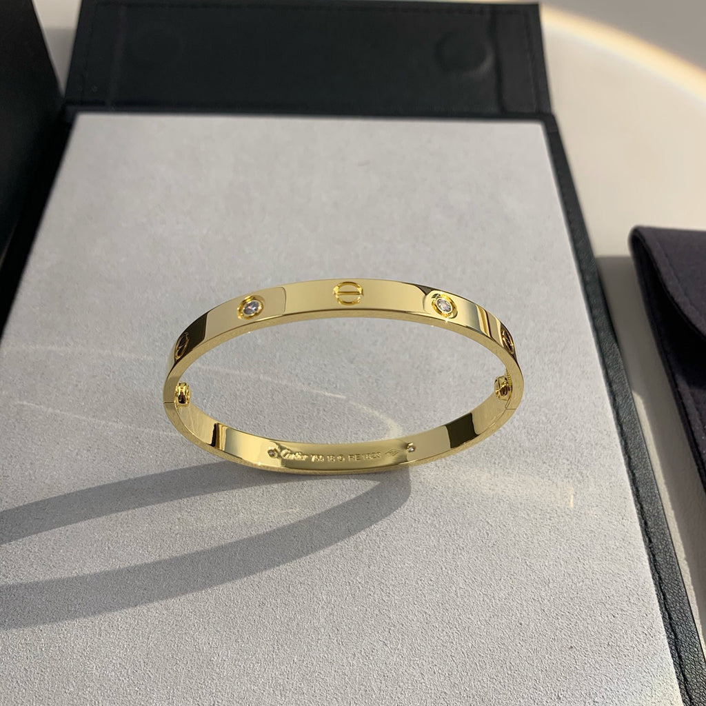 [Marins]LOVE BRACELET 6.1MM 4 DIAMONDS