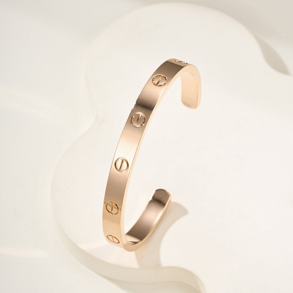 [Marins]LOVE BRACELET 6.1MM OPEN CUFF