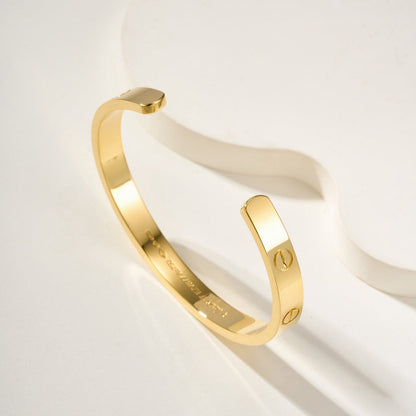 [Marins]LOVE BRACELET 6.1MM OPEN CUFF
