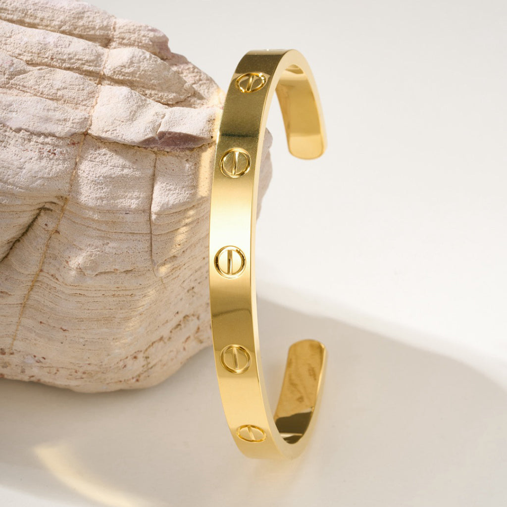 [Marins]LOVE BRACELET 6.1MM OPEN CUFF