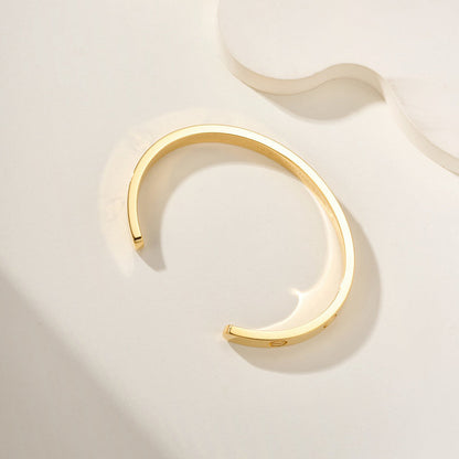 [Marins]LOVE BRACELET 6.1MM OPEN CUFF