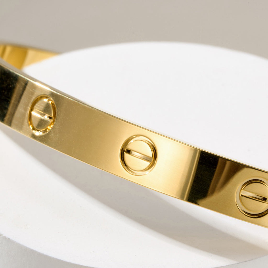 [Marins]LOVE BRACELET 6.1MM OPEN CUFF