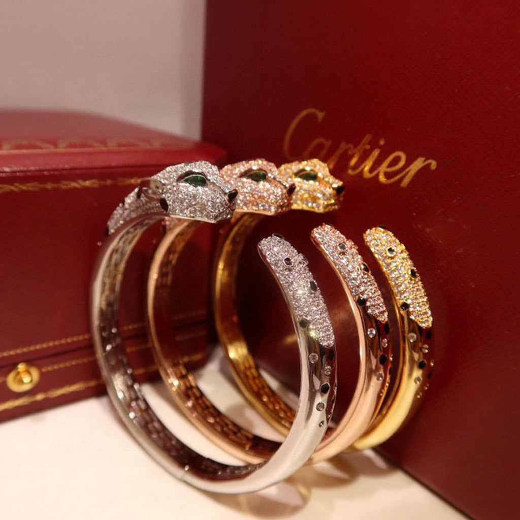 [Marins]PANTHERE BIG BRACELET DIAMONDS