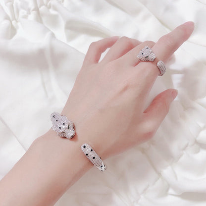 [Marins]PANTHERE BIG BRACELET DIAMONDS