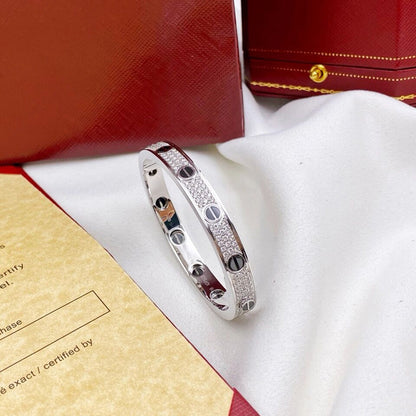 [Marins]LOVE BRACELET 6.1MM DIAMOND-PAVED CERAMIC