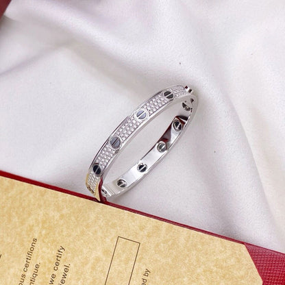 [Marins]LOVE BRACELET 6.1MM DIAMOND-PAVED CERAMIC