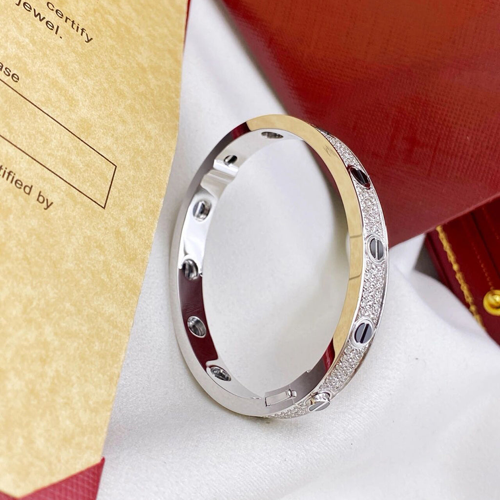 [Marins]LOVE BRACELET 6.1MM DIAMOND-PAVED CERAMIC
