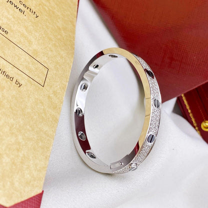 [Marins]LOVE BRACELET 6.1MM DIAMOND-PAVED CERAMIC