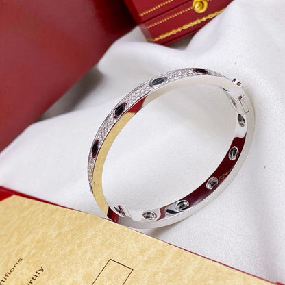 [Marins]LOVE BRACELET 6.1MM DIAMOND-PAVED CERAMIC