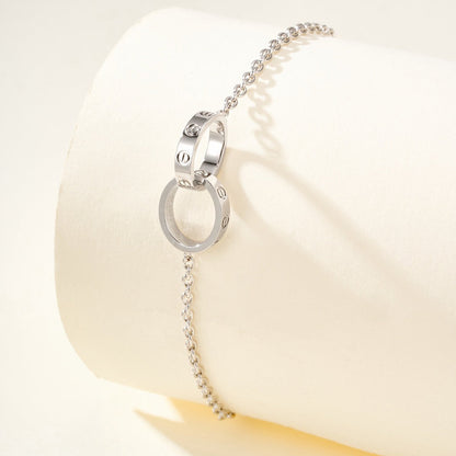 [Marins]LOVE BRACELET DOUBLE RING