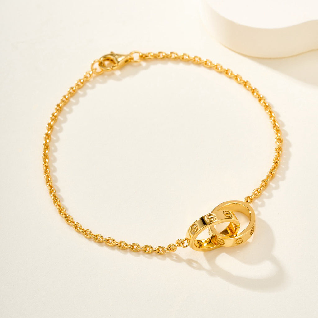 [Marins]LOVE BRACELET DOUBLE RING