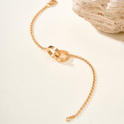 [Marins]LOVE BRACELET DOUBLE RING