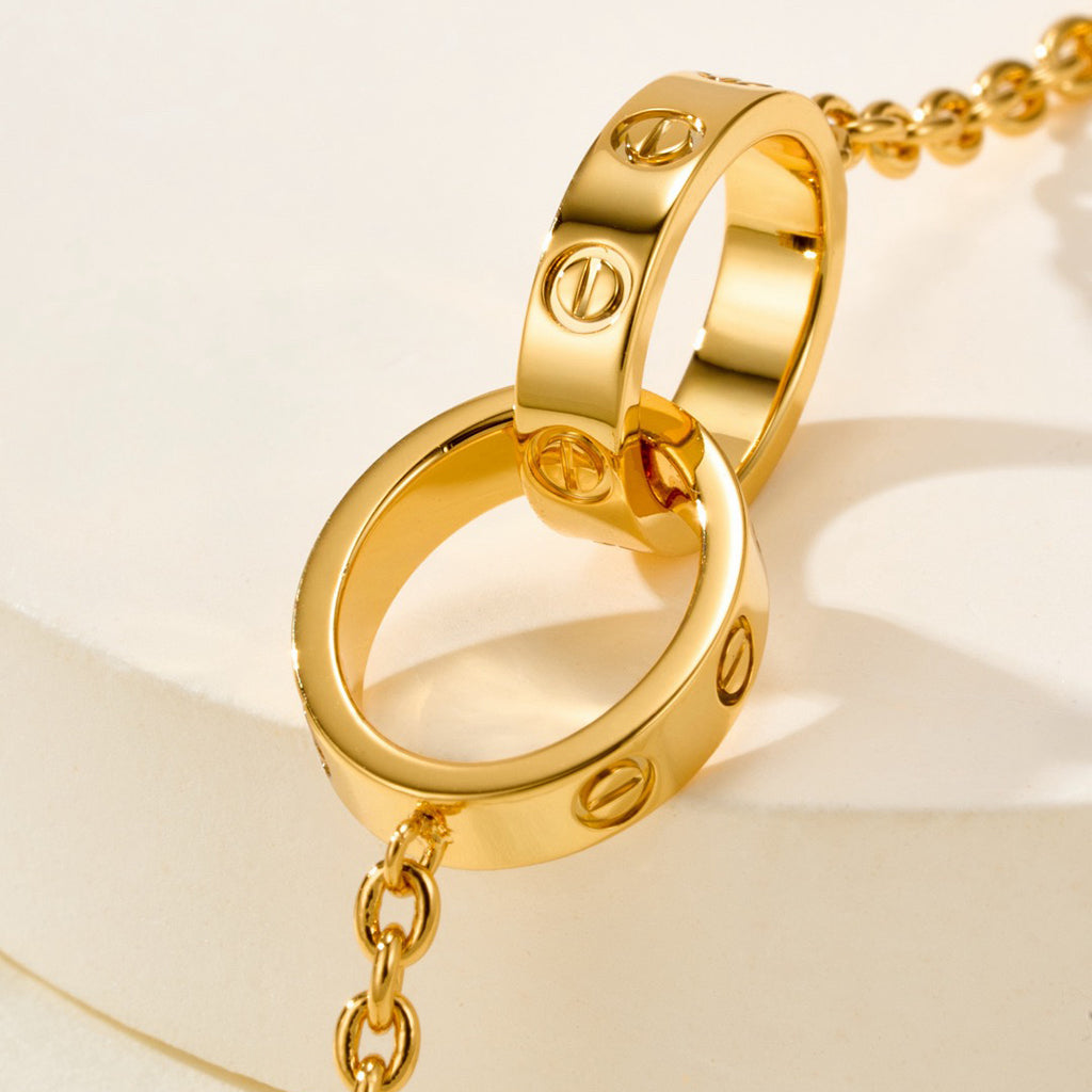 [Marins]LOVE BRACELET DOUBLE RING