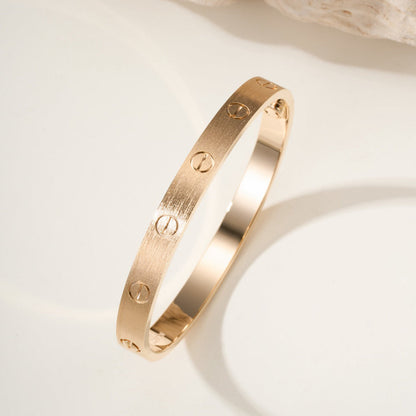 [Marins]LOVE BRACELET 6.1MM BRUSHED