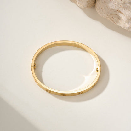 [Marins]LOVE BRACELET 6.1MM BRUSHED