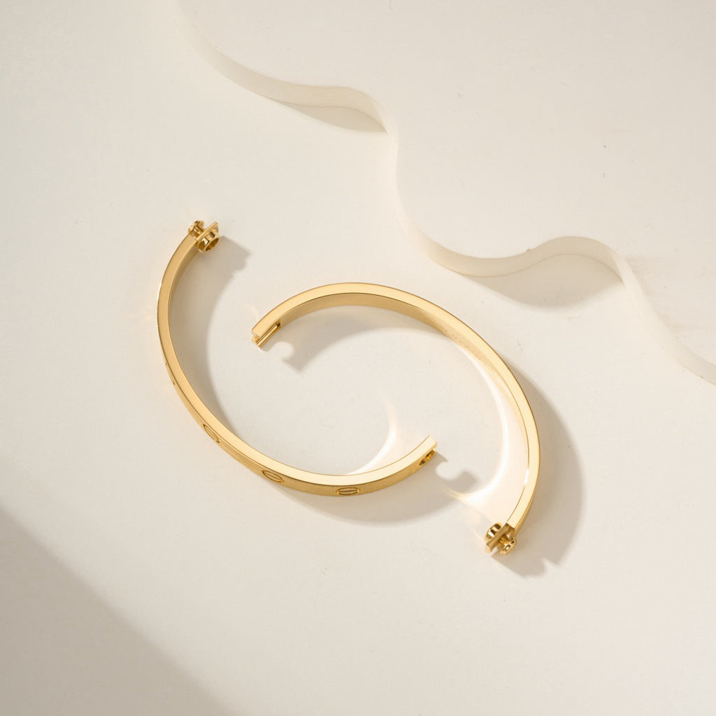 [Marins]LOVE BRACELET 6.1MM BRUSHED