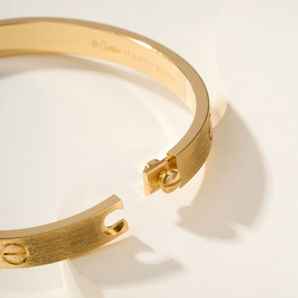 [Marins]LOVE BRACELET 6.1MM BRUSHED