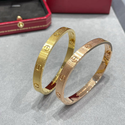 [Marins]LOVE BRACELET 6.1MM BRUSHED