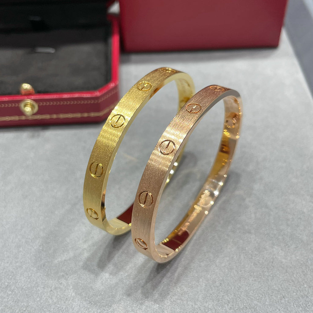 [Marins]LOVE BRACELET 6.1MM BRUSHED