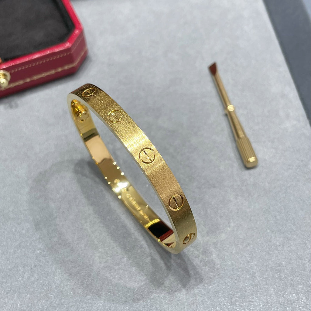 [Marins]LOVE BRACELET 6.1MM BRUSHED