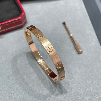 [Marins]LOVE BRACELET 6.1MM BRUSHED