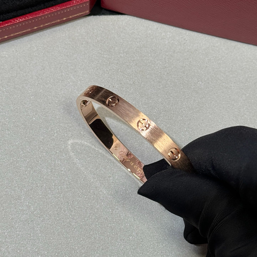 [Marins]LOVE BRACELET 6.1MM BRUSHED