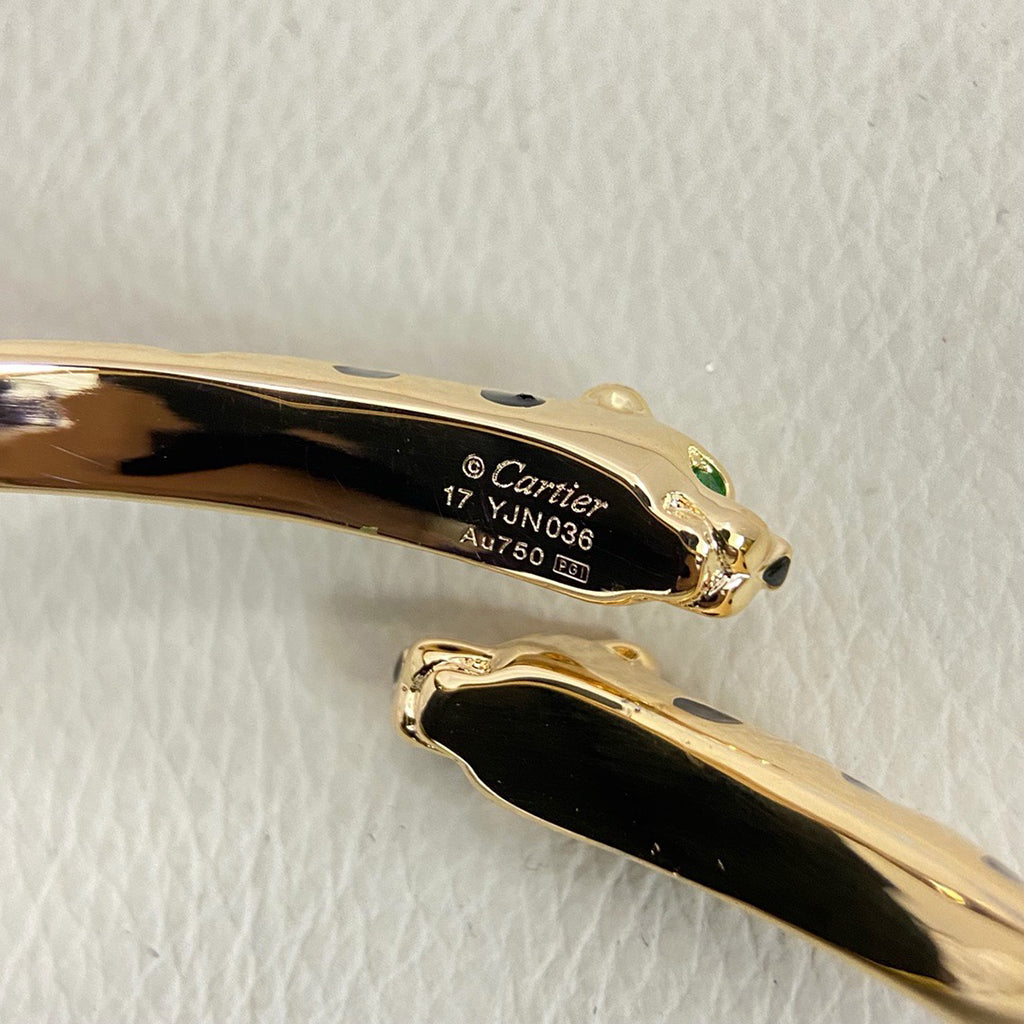 [Marins]PANTHERE DOUBLE HEADED OPEN BRACELET