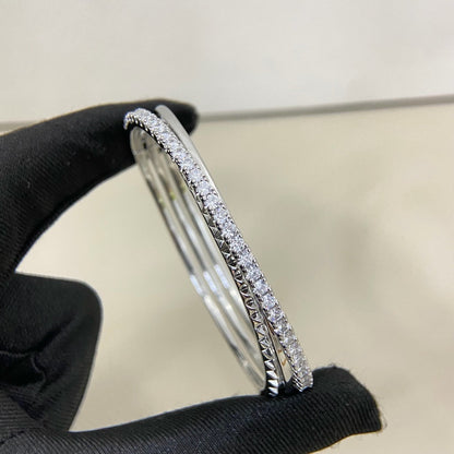 [Marins]ETINCELLE HALF-PAVED DIAMOND BRACELET