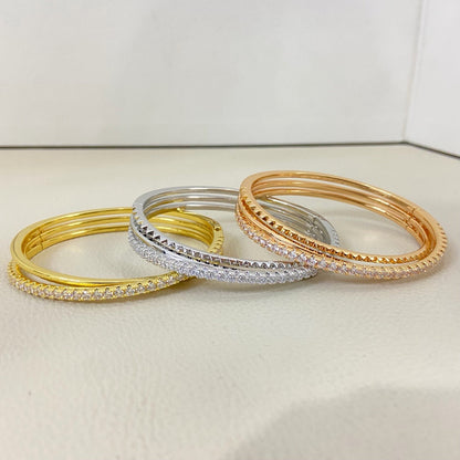 [Marins]ETINCELLE HALF-PAVED DIAMOND BRACELET
