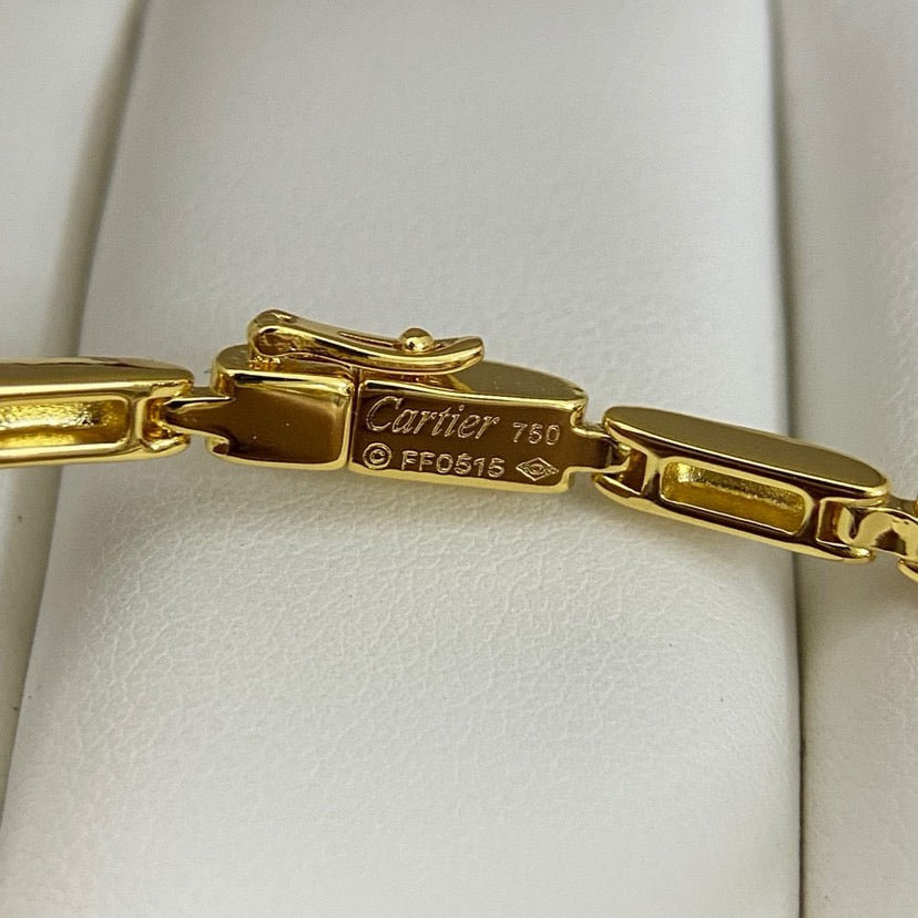 [Marins]PANTHERE HALF DIAMOND ON CHAIN BRACELET
