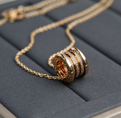 [Marins]ZERO 1 PINK GOLD DIAMOND NECKLACE