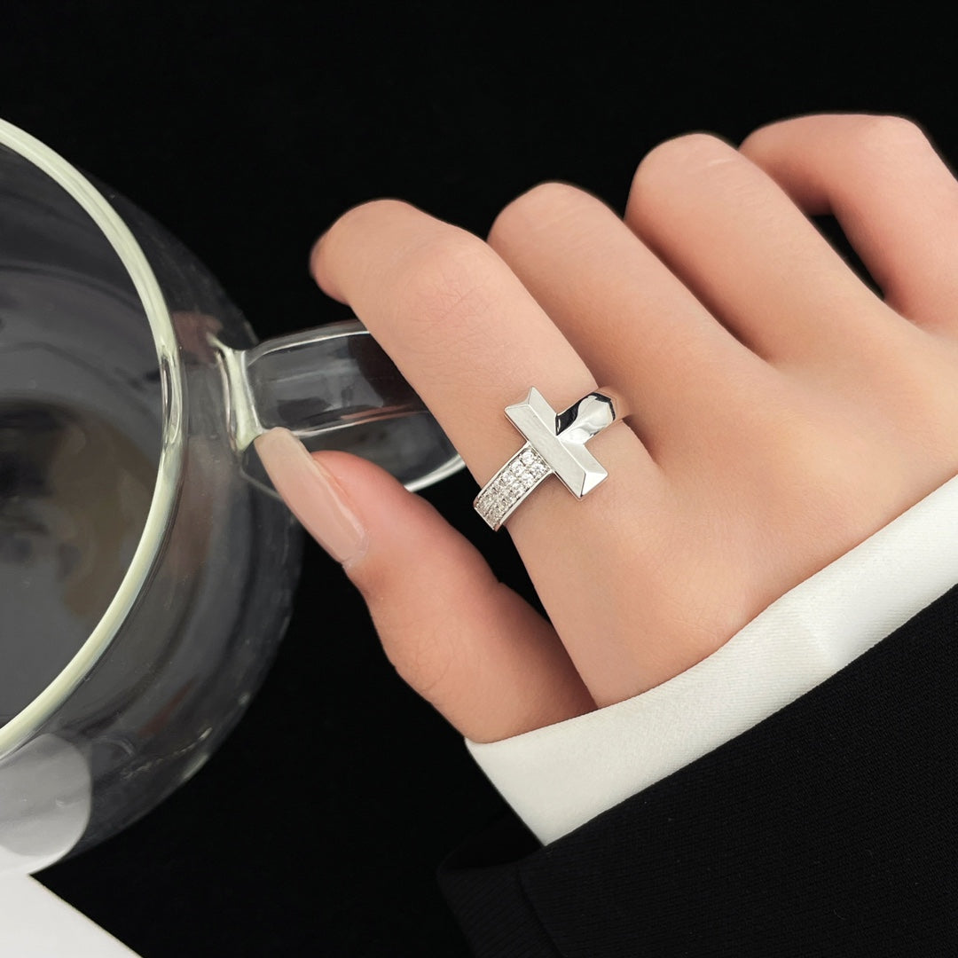 [Marins]T WIDE DIAMOND RING
